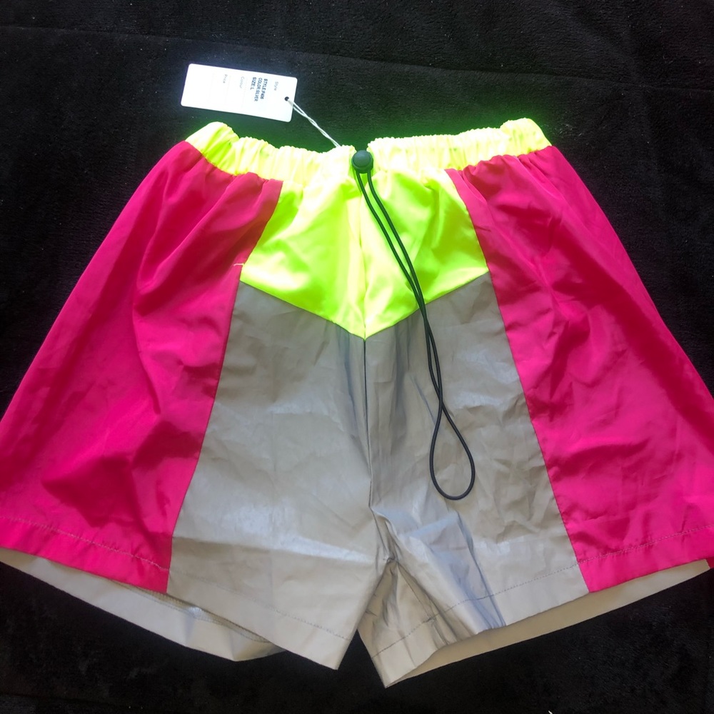 Pink reflective shorts
